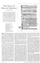 Better Homes & Gardens September 1928 Magazine Article: The Story of Musical Notation