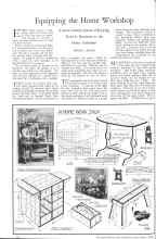 Better Homes & Gardens September 1928 Magazine Article: Equipping the Home Workshop
