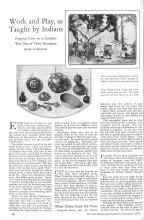 Better Homes & Gardens September 1928 Magazine Article: Work and Play, as Taught by Indians