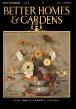 Better Homes & Gardens September 1928 Magazine Cover