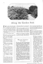 Better Homes & Gardens October 1928 Magazine Article: Along the Garden Path