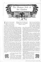 Better Homes & Gardens October 1928 Magazine Article: The Human Side of the Garden