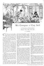Better Homes & Gardens October 1928 Magazine Article: We Conquer a Clay Soil