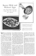 Better Homes & Gardens October 1928 Magazine Article: Bacon--With and Without Eggs