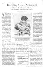 Better Homes & Gardens October 1928 Magazine Article: Discipline Versus Punishment