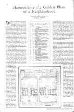 Better Homes & Gardens October 1928 Magazine Article: Harmonizing the Garden Plans of a Neighborhood