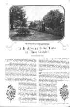 Better Homes & Gardens October 1928 Magazine Article: It Is Always Lilac Time in This Garden