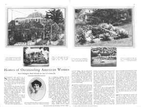 Better Homes & Gardens October 1928 Magazine Article: Homes of Outstanding American Women