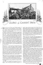 Better Homes & Gardens November 1928 Magazine Article: ALONG the GARDEN PATH