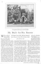 Better Homes & Gardens November 1928 Magazine Article: He Built for His Parents