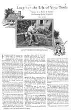 Better Homes & Gardens November 1928 Magazine Article: Lengthen the Life of Your Tools