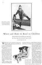 Better Homes & Gardens November 1928 Magazine Article: When and How to Read to Children