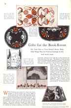 Better Homes & Gardens November 1928 Magazine Article: Gifts for the Book-Room