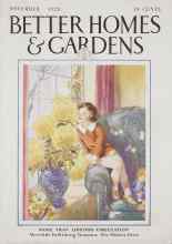 Better Homes & Gardens November 1928 Magazine Cover