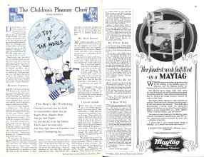 Better Homes & Gardens November 1928 Magazine Article: The Children's Pleasure Cheﬆ