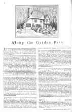 Better Homes & Gardens December 1928 Magazine Article: Along the Garden Path