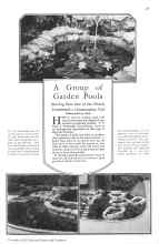 Better Homes & Gardens December 1928 Magazine Article: A Group of Garden Pools