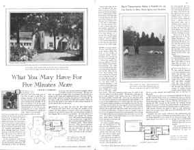 Better Homes & Gardens December 1928 Magazine Article: What You May Have For Five Minutes More