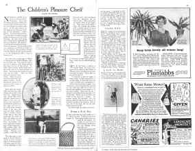 Better Homes & Gardens December 1928 Magazine Article: The Children's Pleasure Chest