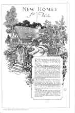 Better Homes & Gardens January 1929 Magazine Article: NEW HOMES for ALL