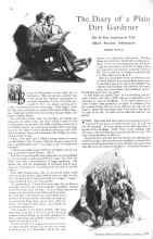 Better Homes & Gardens January 1929 Magazine Article: The Diary of a Plain Dirt Gardener