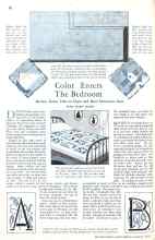 Better Homes & Gardens January 1929 Magazine Article: Color Enters The Bedroom