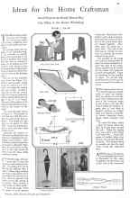 Better Homes & Gardens January 1929 Magazine Article: Ideas for the Home Craftsman