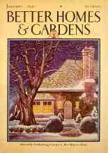 Better Homes & Gardens January 1929 Magazine Cover