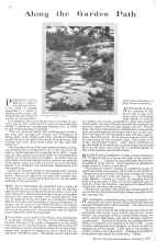 Better Homes & Gardens February 1929 Magazine Article: Along the Garden Path