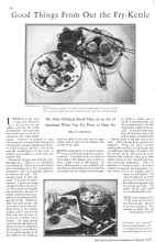 Better Homes & Gardens February 1929 Magazine Article: Good Things From Out the Fry-Kettle