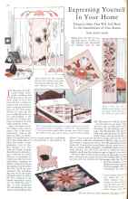 Better Homes & Gardens February 1929 Magazine Article: Expressing Yourself In Your Home