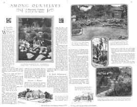 Better Homes & Gardens February 1929 Magazine Article: AMONG OURSELVES