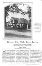 Better Homes & Gardens March 1929 Magazine Article: Grasses That Make Good Lawns