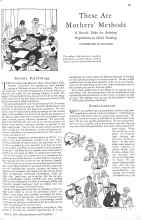 Better Homes & Gardens March 1929 Magazine Article: These Are Mothers' Methods