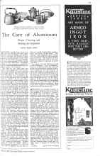 Better Homes & Gardens March 1929 Magazine Article: The Care of Aluminum