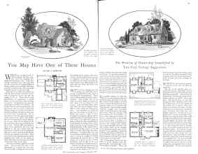 Better Homes & Gardens March 1929 Magazine Article: You May Have One of These Houses