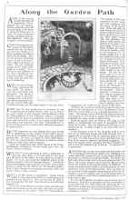 Better Homes & Gardens April 1929 Magazine Article: Along the Garden Path