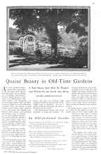 Better Homes & Gardens April 1929 Magazine Article: Quaint Beauty in Old-Time Gardens