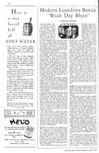 Better Homes & Gardens April 1929 Magazine Article: Modern Laundries Banish 