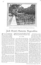 Better Homes & Gardens April 1929 Magazine Article: Jack Frost's Favorite Vegetables
