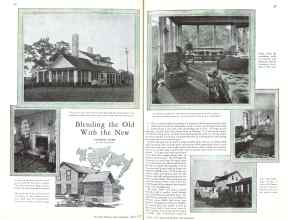 Better Homes & Gardens April 1929 Magazine Article: Blending the Old With the New