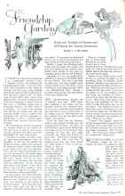 Better Homes & Gardens May 1929 Magazine Article: Friendship gardens