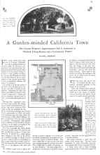 Better Homes & Gardens May 1929 Magazine Article: A Garden-minded California Town