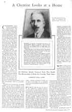 Better Homes & Gardens May 1929 Magazine Article: A Chemist Looks at a Home