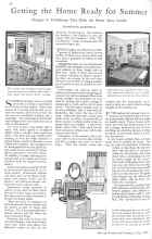 Better Homes & Gardens May 1929 Magazine Article: Getting the Home Ready for Summer