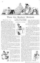 Better Homes & Gardens May 1929 Magazine Article: These Are Mothers' Methods