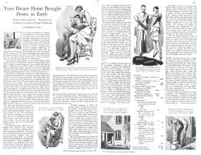 Better Homes & Gardens May 1929 Magazine Article: Your Dream Home Brought Down to Earth