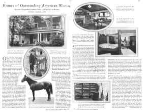 Better Homes & Gardens May 1929 Magazine Article: Homes of Outstanding American Women