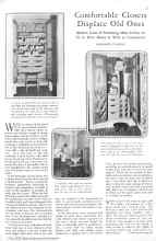 Better Homes & Gardens June 1929 Magazine Article: Comfortable Closets Displace Old Ones
