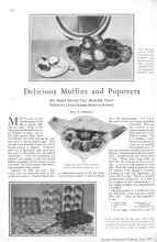Better Homes & Gardens June 1929 Magazine Article: Delicious Muffins and Popovers
